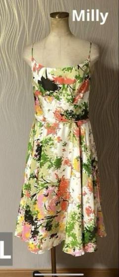 お値下げ‼️新品★Milly ミリー　シルク ロングワンピース サマードレス