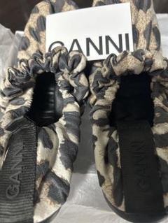 GANNI ガニー スクランチフラットシューズ