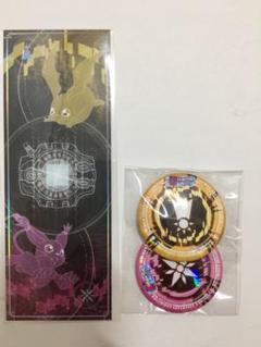 韓国デジモンアドベンチャー25周年　記念ピンバッジ 韓国 デジモンアドベンチャー25周年 特典 しおり 缶バッジ