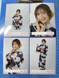 櫻坂46 生写真 松田里奈 2025年 浴衣 4種コンプ1 - メルカリ