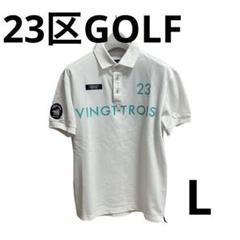 【大きいサイズ】【LL】23区 GOLF ゴルフウェア メンズ VINGT 月末セール！ 23区GOLF VINGT-TROIS 23 メンズウェア ポロL
