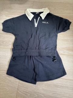 RELA. ネイビー ポロシャツ 100cmセットアップ