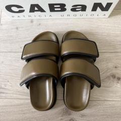 CABaN byPatricia Urquiola パイピングダブルストラップサンダル CABaN by Patricia Urquiola パイピングダブルストラップ