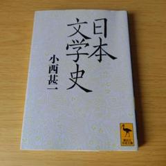 h-132 日本文学史 小西 甚一 講談社学術文庫