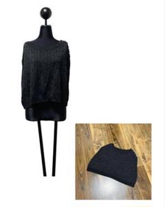 ラルフローレン　ブラックレーベル　ラルフ　美品　ポンチョ　ケープ　ブラックのサムネイル