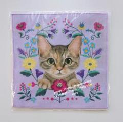 新品未使用★猫部　フェリシモ　タオルハンカチのサムネイル