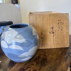 福原達郎　作　益子焼　壺　花瓶 Amazon.co.jp: 福原達郎 作 益子焼 壺 花瓶 U : ホーム＆キッチン
