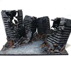ジオラマ ベース 完成品 戦場 ガンプラ Hg　廃墟 市街地　特撮 30ms ジオラマ ベース 完成品 戦場 ガンプラHg 廃墟 30ms 市街地 特撮