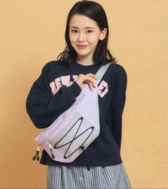 新品　未使用　ピンクラテ　ドローコードウエストバッグ