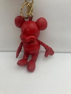 希少☆未使用品☆コーチ×ディズニー☆ミッキー☆キーホルダー バッグ チャーム☆革 COACH】コーチ ディズニー ミッキーマウス コラボ ペブルレザー