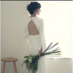 バックデザインドレス 白 フォトウエディング kaene 美品 2025年最新】#kaene_whitecollection・・・・の人気アイテム