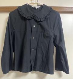 コムデギャルソンコムデギャルソンブラウス　美品 コムデギャルソンCOMME des GARCONS コットンフリルカラー
