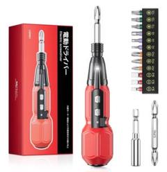 ⭐️電動ドライバー 小型軽量 5V 1800mAh ビットセット 簡単操作！