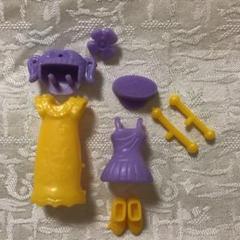 グリコおまけ　昭和　レトロ　パピーちゃん(バトンルック　ムウムウドレス) グリコおまけ 昭和 レトロ パピーちゃん(バトンルック ムウムウ