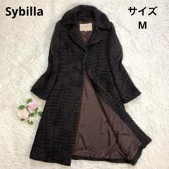 sybillaシビラ 黒 カシミア ロングコート