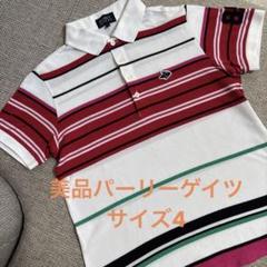 （新品）PEARLY GATESマスターバニーハーフジップポロシャツ(4)ピンク 新品）PEARLY GATESマスターバニーハーフジップポロシャツ(4)ピンク