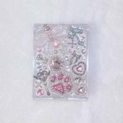 小物ケース　デコ　レジン　キラキラ　平成女児