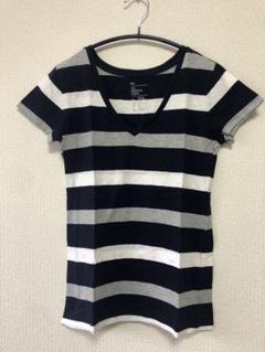 GAP ストライプ Vネック Tシャツ XXS