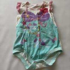 アリエルロンパース 70cm 水色 ピンク