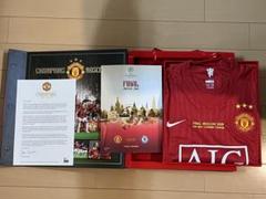 注目ショップ・ブランドのギフト マンチェスター・U 2008年CLファイナル ユニフォーム記念セット 記念グッズ