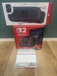 ニンテンドースイッチ2本体マリオカートワールド同梱版キャリングケース液晶保護付き