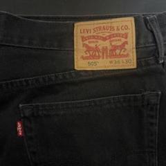 【美品】levi’s リーバイス 550 ブラック w36 l30のサムネイル