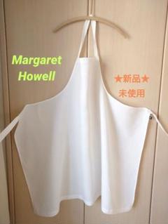 ※未使用 マーガレットハウエル リネンエプロン 激安商品 LINEN STRIPE APRON | MARGARET HOWELL | MARGARET