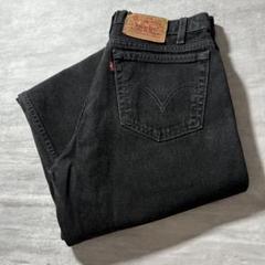 【ブラックデニム、リラックスフィット】Levi's50 カナダ製ストリート古着