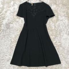 モスキーノMOSCHINO半袖ゆったりきちんとワンピース 黒#40 モスキーノ 半袖ゆったりきちんとワンピース 黒 #40 MOSCHINO