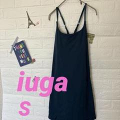 iuga ダークブルー キャミワンピース 【S】