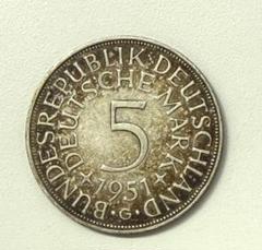 ナチスドイツ5マルク銀貨 ハーケンクロイツ 1938年A 美品＋