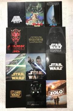 スターウォーズ パンフレット12冊セット　チラシ付き