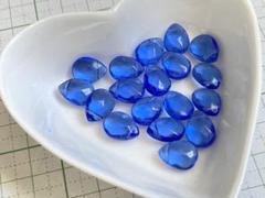 天然石風ガラスビーズ♡ペアシェイプカット④
