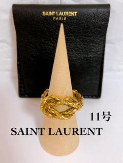 【SAINT LAURENT】サンローラン/指輪/11号 イヴ・サンローラン YVES SAINT LAURENT 11号 ロゴ リング・指輪