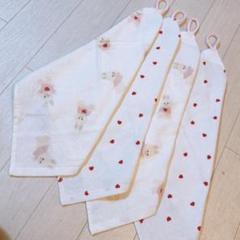ループタオル フタフタ コトリ うさぎ ハート ループ付き ハンドメイド ハンド