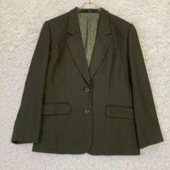 DAKS テーラードジャケット ダークグリーン 13 フォーマル 上品