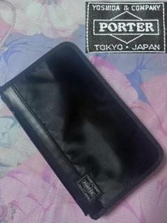 【美品】PORTER SAC’S BAR ポーター ストーム 長財布 ネイビー ポーター ストーム サックスバー コラボ ラウンドファスナー 長