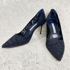 SB様　【極美品】MANOLO BLAHNIK レース パンプス 26.0 SB様 【極美品】MANOLO BLAHNIK レース パンプス 26.0 - メルカリ