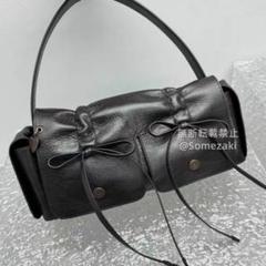 未使用級☆アクネストゥディオズ レザー ショルダーバッグ