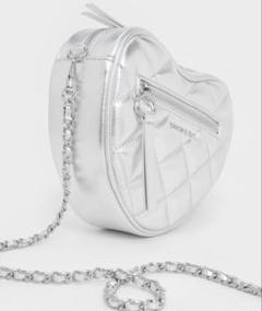 CHARLES & KEITH ハート型ハンドバッグ charles&keith チャールズ＆キース】ハート バッグ