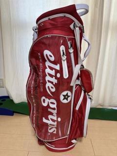 elite grips 赤 キャディバッグ 未使用品 エリートグリップ キャディバック - メルカリ