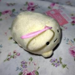すみっコぐらし　たぴおか　うつぶせゴムひも付きマスコット　マスコット