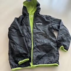 OUTDOOR ジャケット 160 黒/緑