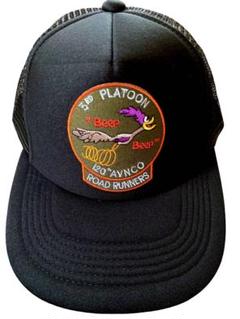ロードランナー ミリタリー 3RD PLATOON メッシュキャップ 黒 新品