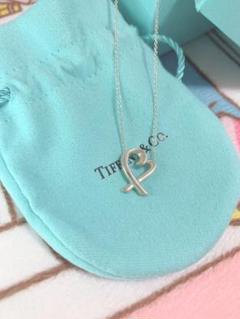 本日23時まで!【値下げ】Tiffany ラビリングハート ネックレス