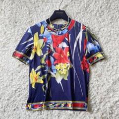 美品 レオナール 花柄トップス M - メルカリ