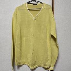and per se イエロー Vネックセーター - メンズウェアオンライン
