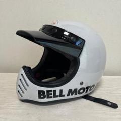 BELL MOTO3 ホワイト フルフェイスヘルメット　Mサイズ ベル□ MOTO-3 オフロードヘルメット クラシック グロス