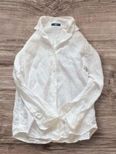 極美品INEDイネド　リネン長袖シャツ　麻NORTHERN LINENホワイト9 極美品✨】INEDイネド リネン長袖シャツ 麻NORTHERN LINEN