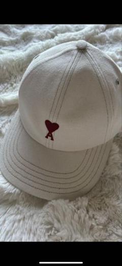 【AMI Paris】 Ami de Coeur エンブロイダリー キャップ